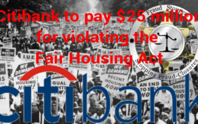 Citibank to pay $25 million for violating the Fair Housing Act